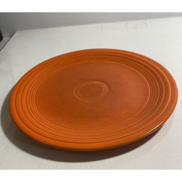 Fiesta Kitchen Vintage 936 Fiesta Red Orange Radioactive Glaze
